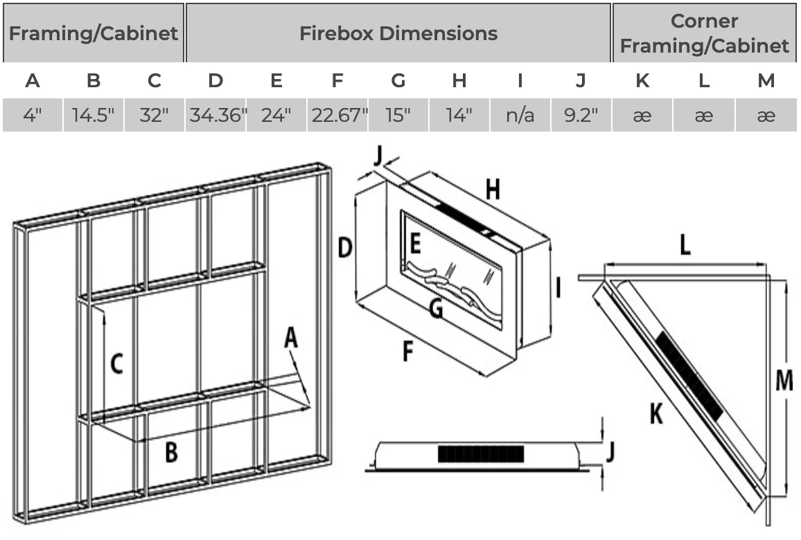 Dimplex 23-In Convex Black Wall Mounted Electric Fireplace