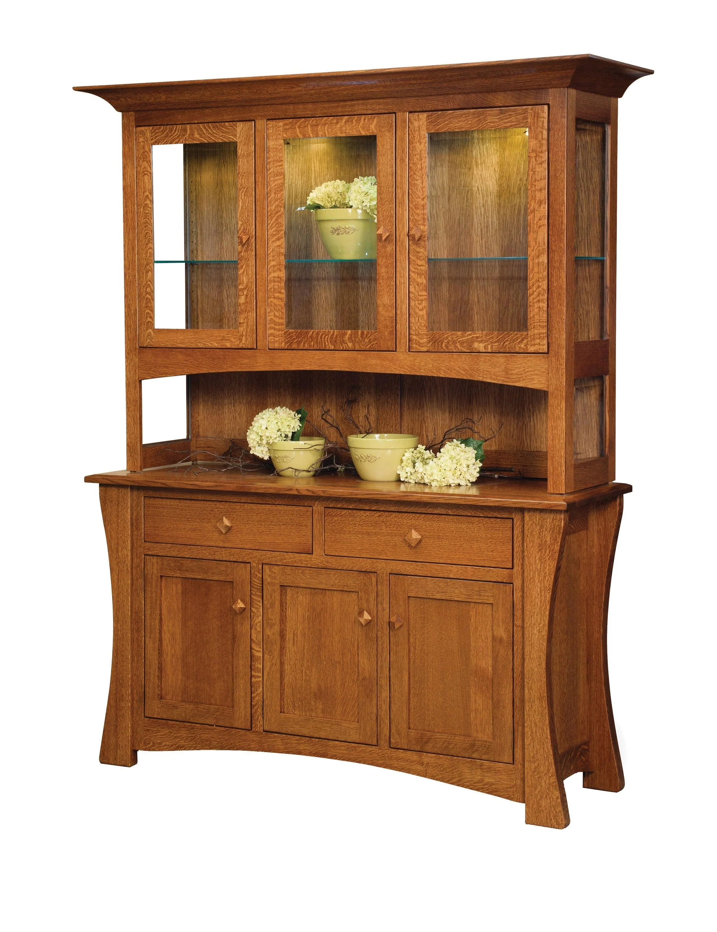 Amish Arts & Crafts Hutch