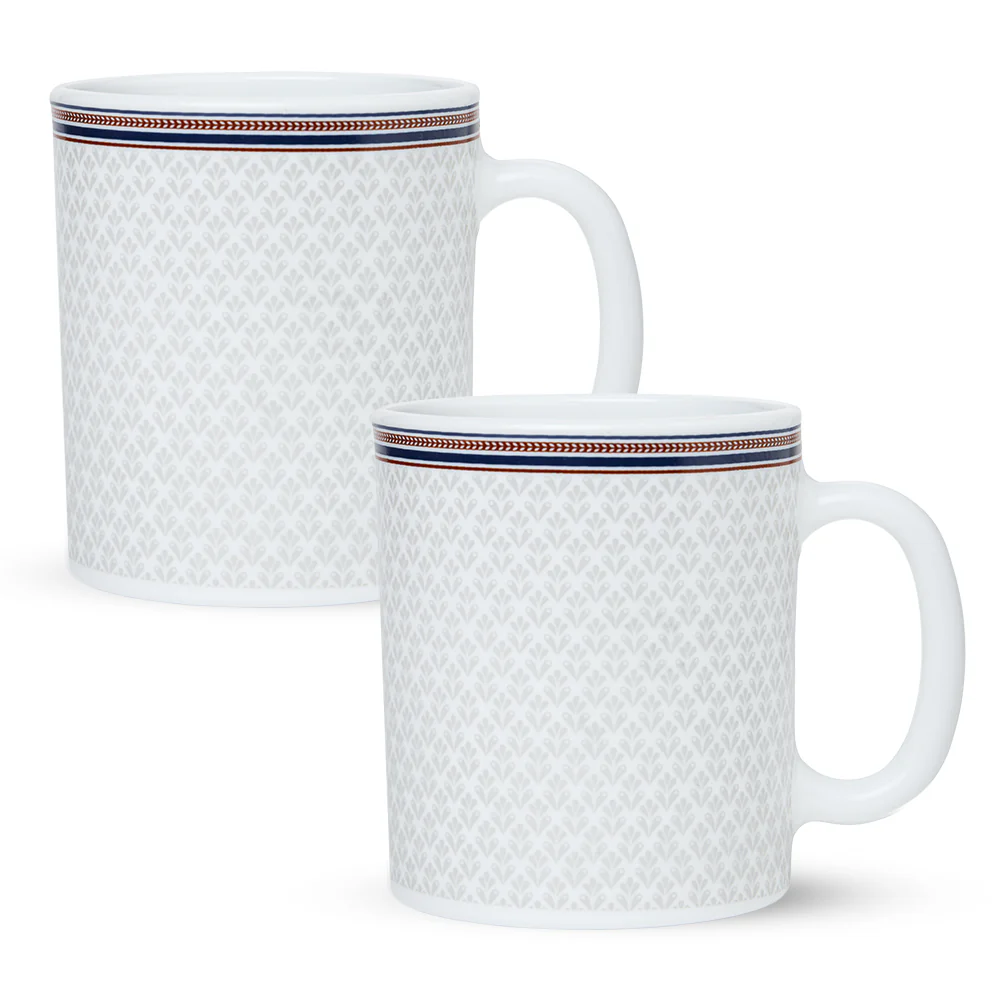 Larah By Borosil Starlight Mug Set, 320ml x 2