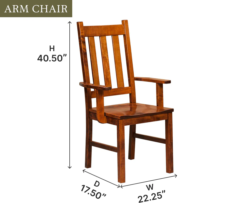 Amish Denver Dining Chair - Quick Ship