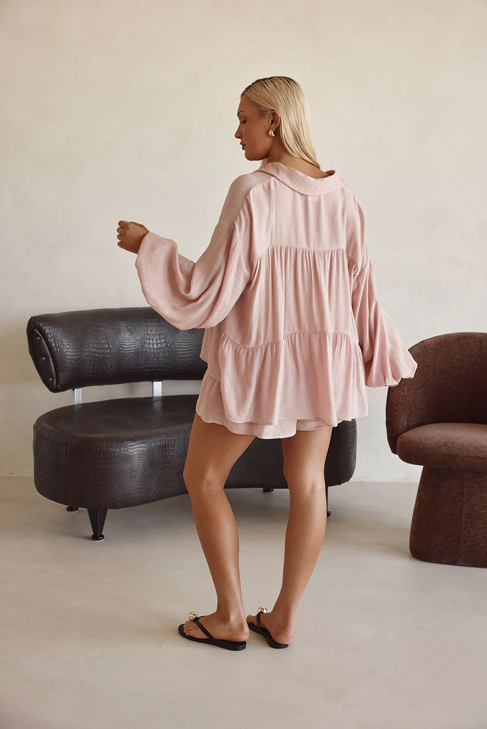 SAMPLE-Huxley Top - Blush