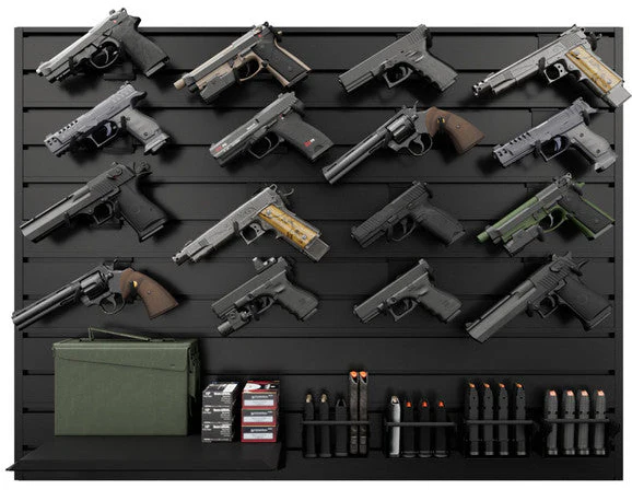 Hold Up Displays 16 Pistol Gun Wall Bundle HD109