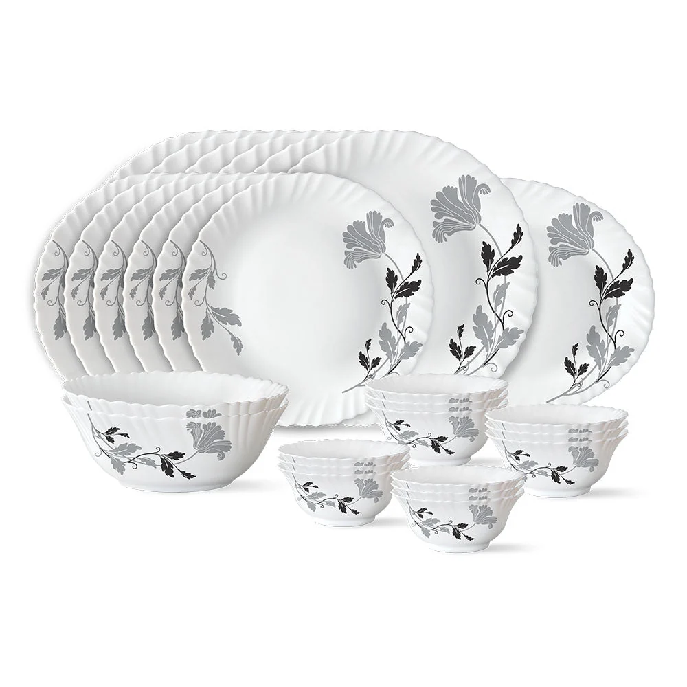 Larah by Borosil Millenia Dinner Set, 27 pc