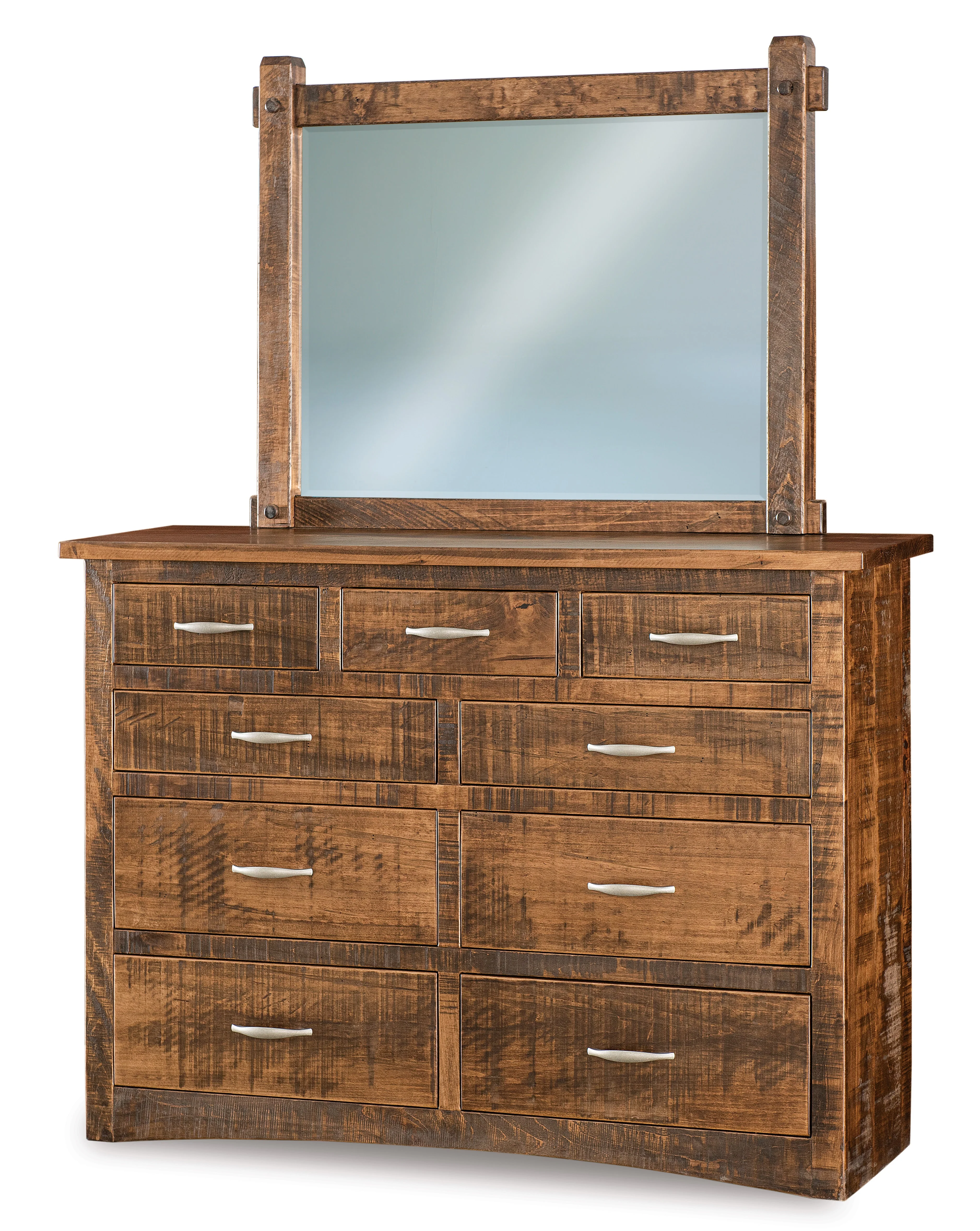 Amish Denver Nine Drawer Dresser