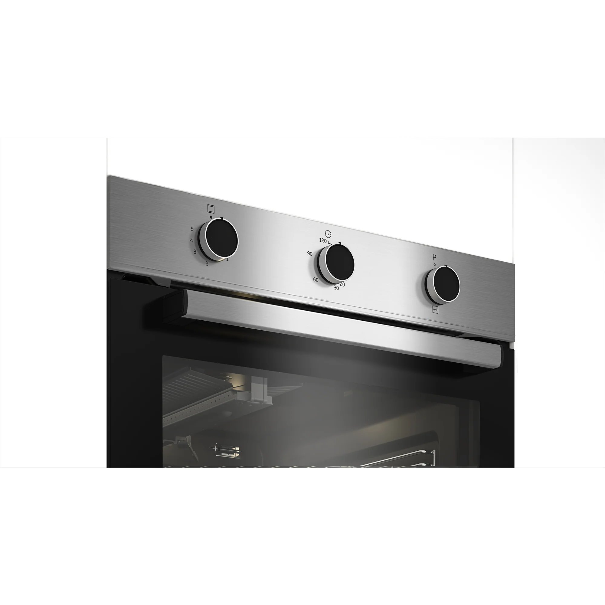 Beko 60cm Full Gas Oven Stainless Steel