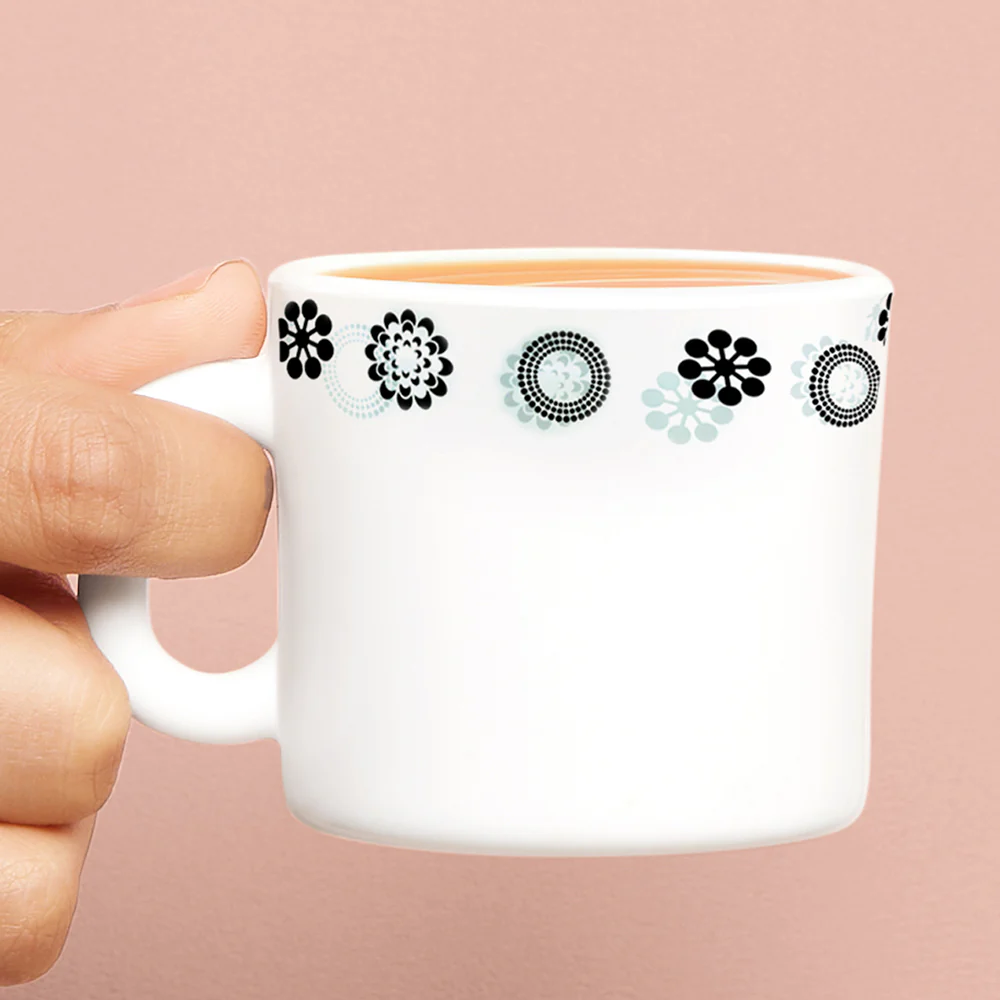 Larah by Borosil Universe Mug Set, 100ml x 6