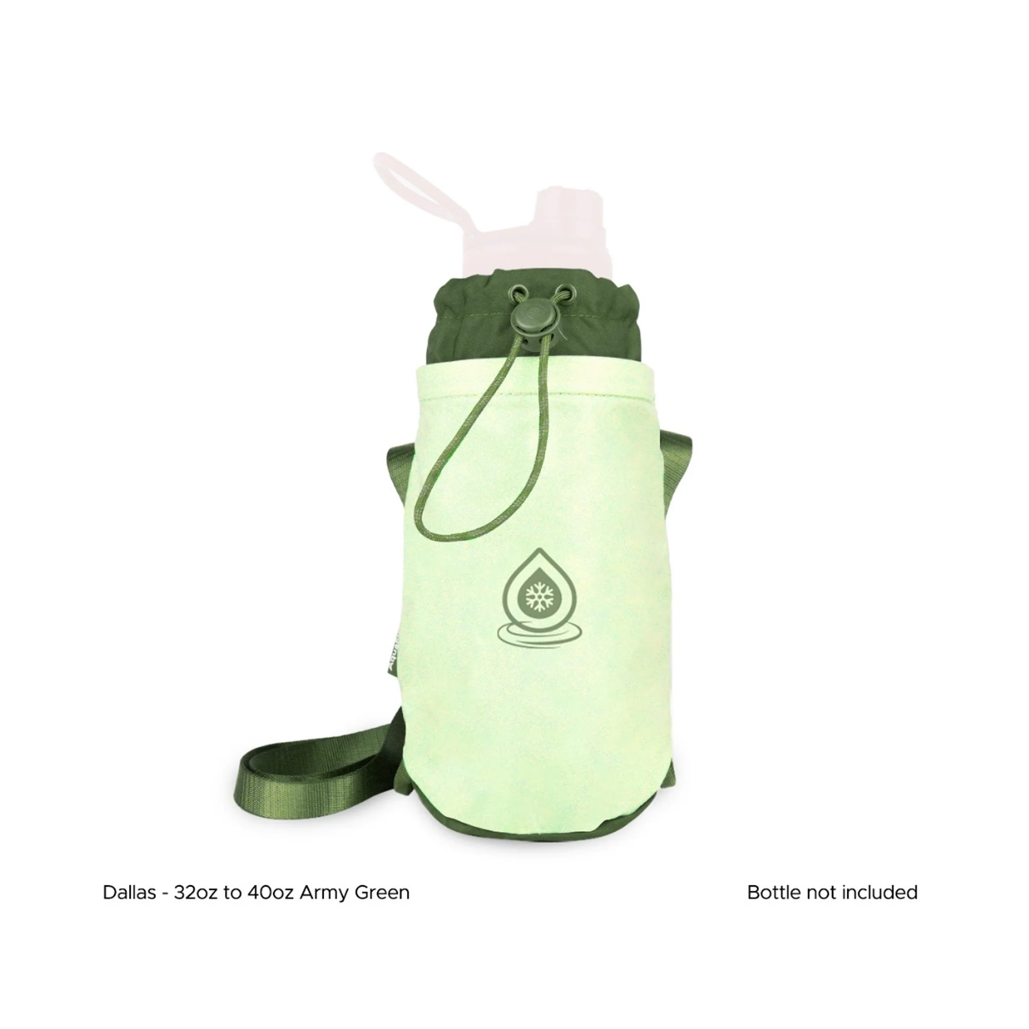 Aquaflask 950ml - 1182ml Dallas Bottle Bag Army Green