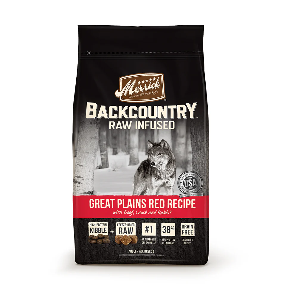Merrick® Backcountry® Raw Infused Great Plains Red Recipe Dog Food 22 Lbs