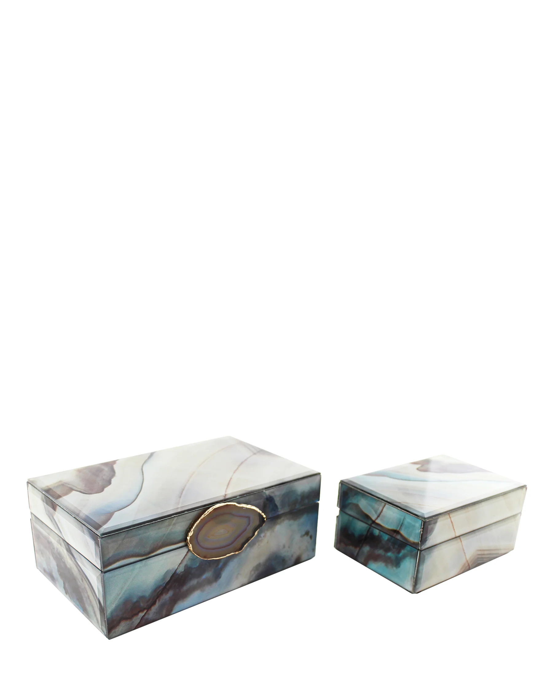 Edecor Jewelry Box 2 Piece - White