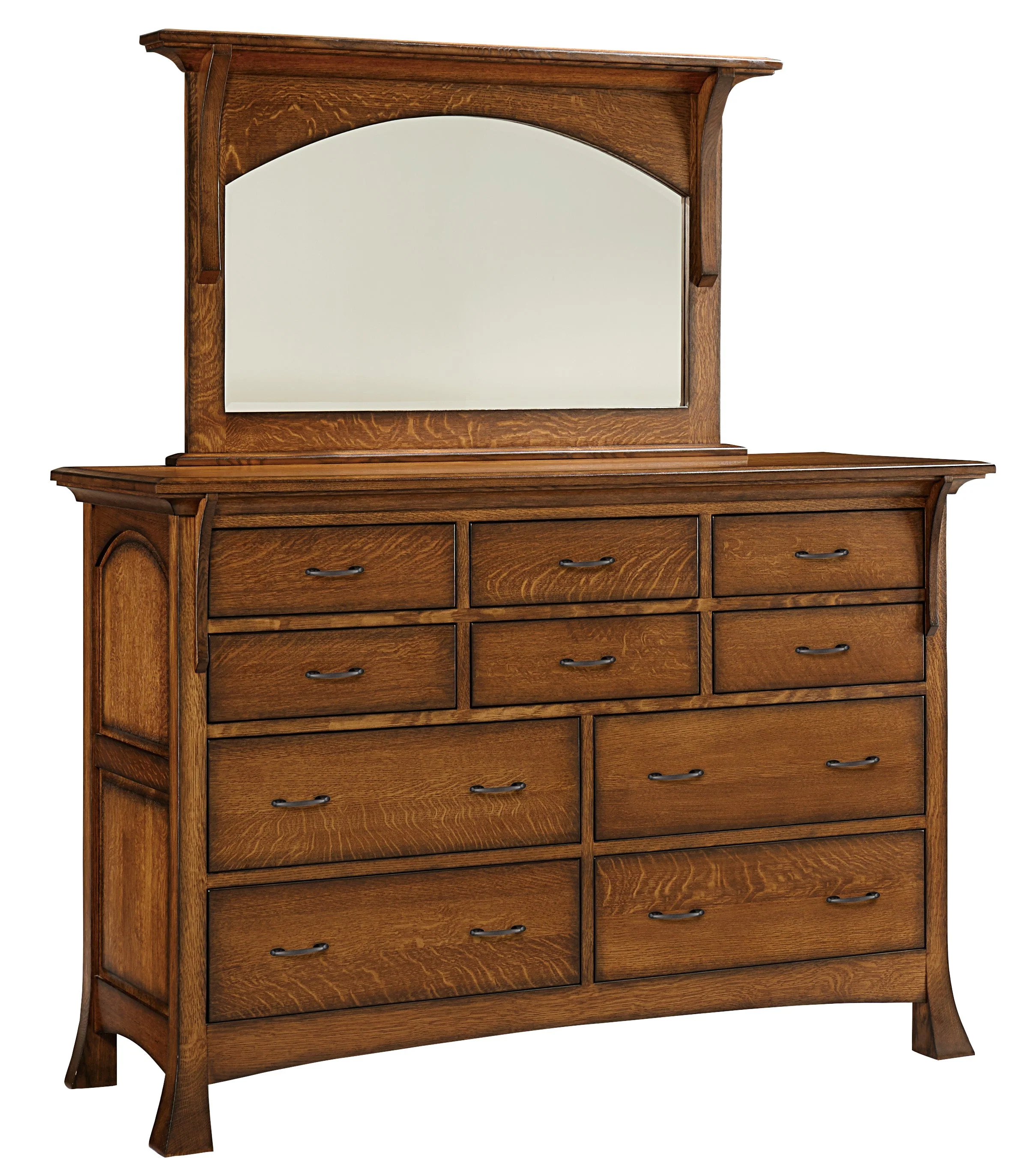 Amish Breckenridge Ten Drawer Dresser