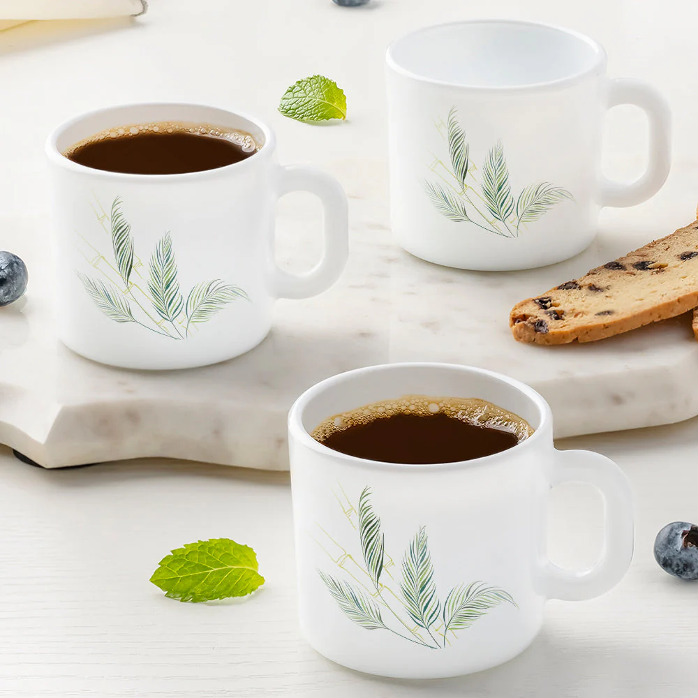 Larah by Borosil Breeze Mug Set, 240ml x 2