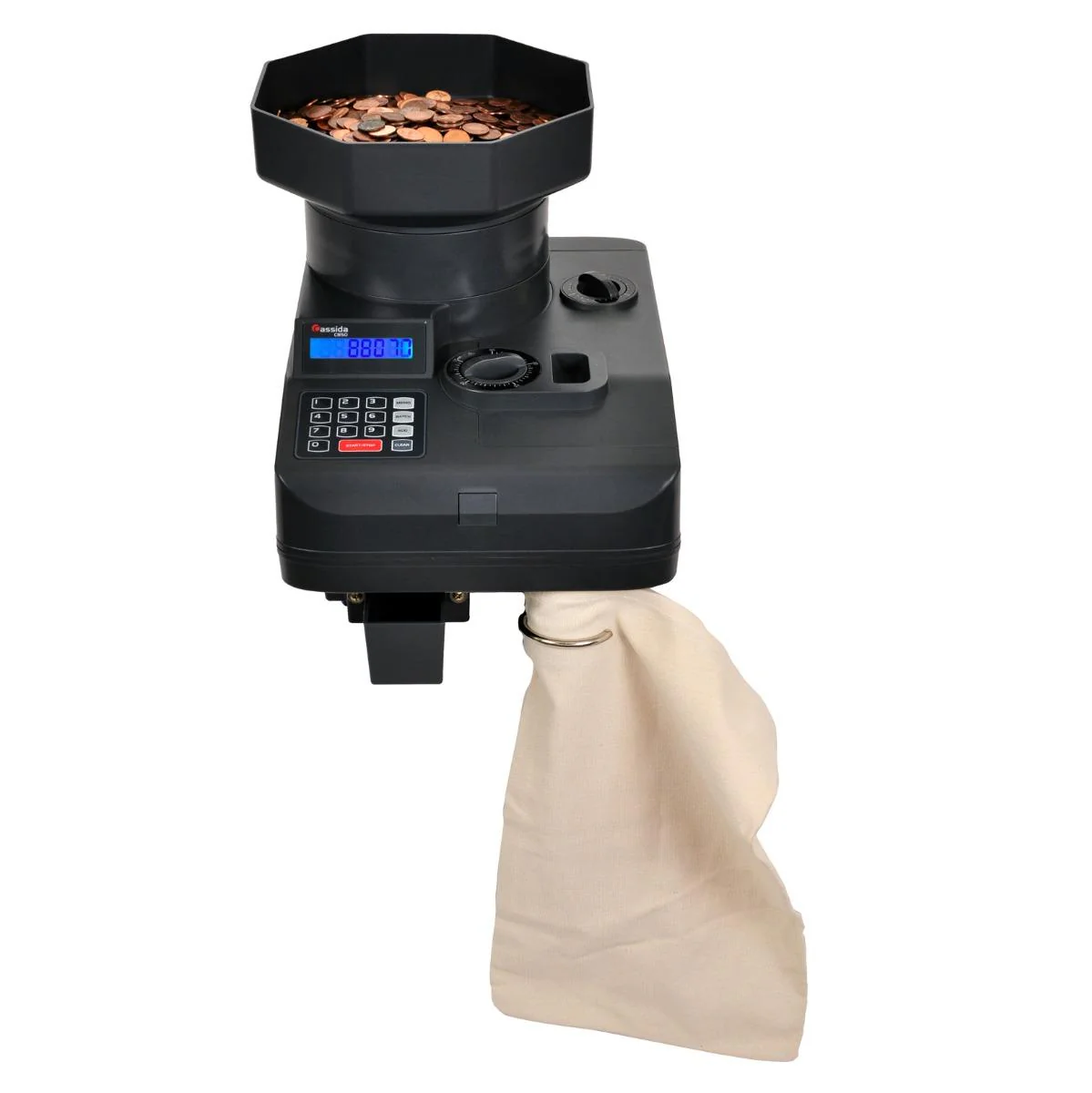 Cassida C850 Heavy-Duty Coin Counter/Off Sorter
