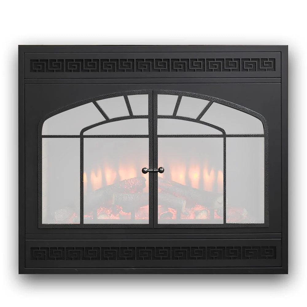 34-In Arch Rectangular Front for GreatCo Electric Fireplace Insert GBI-34