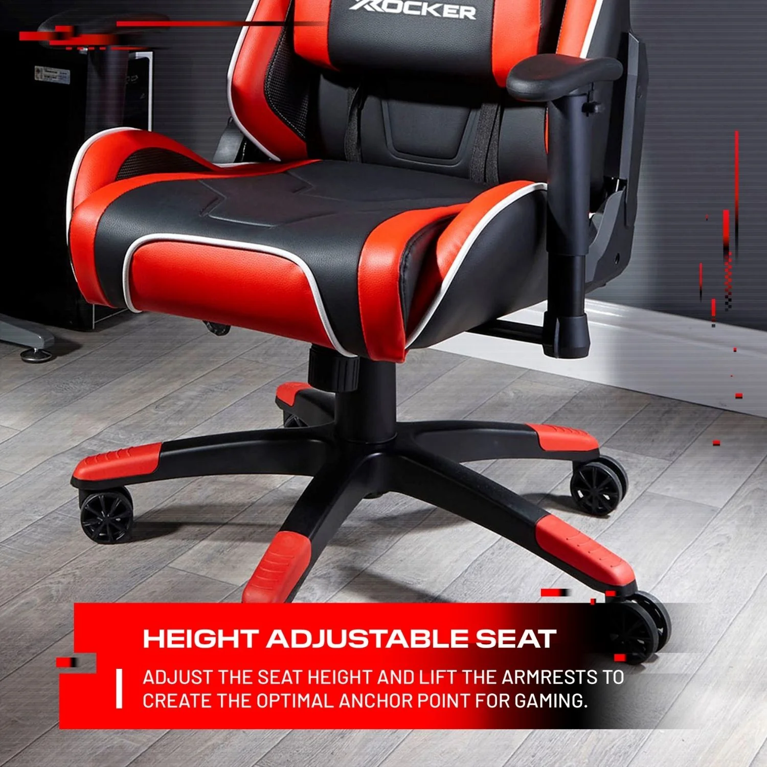 Agility eSport Ergonomic Gaming Chair - Black / Red
