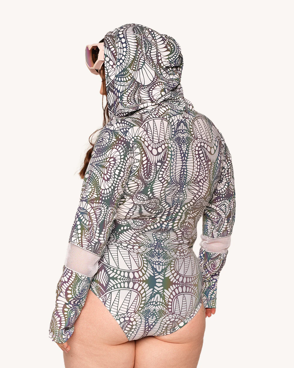 Pure Euphoria White Reflective Bodysuit