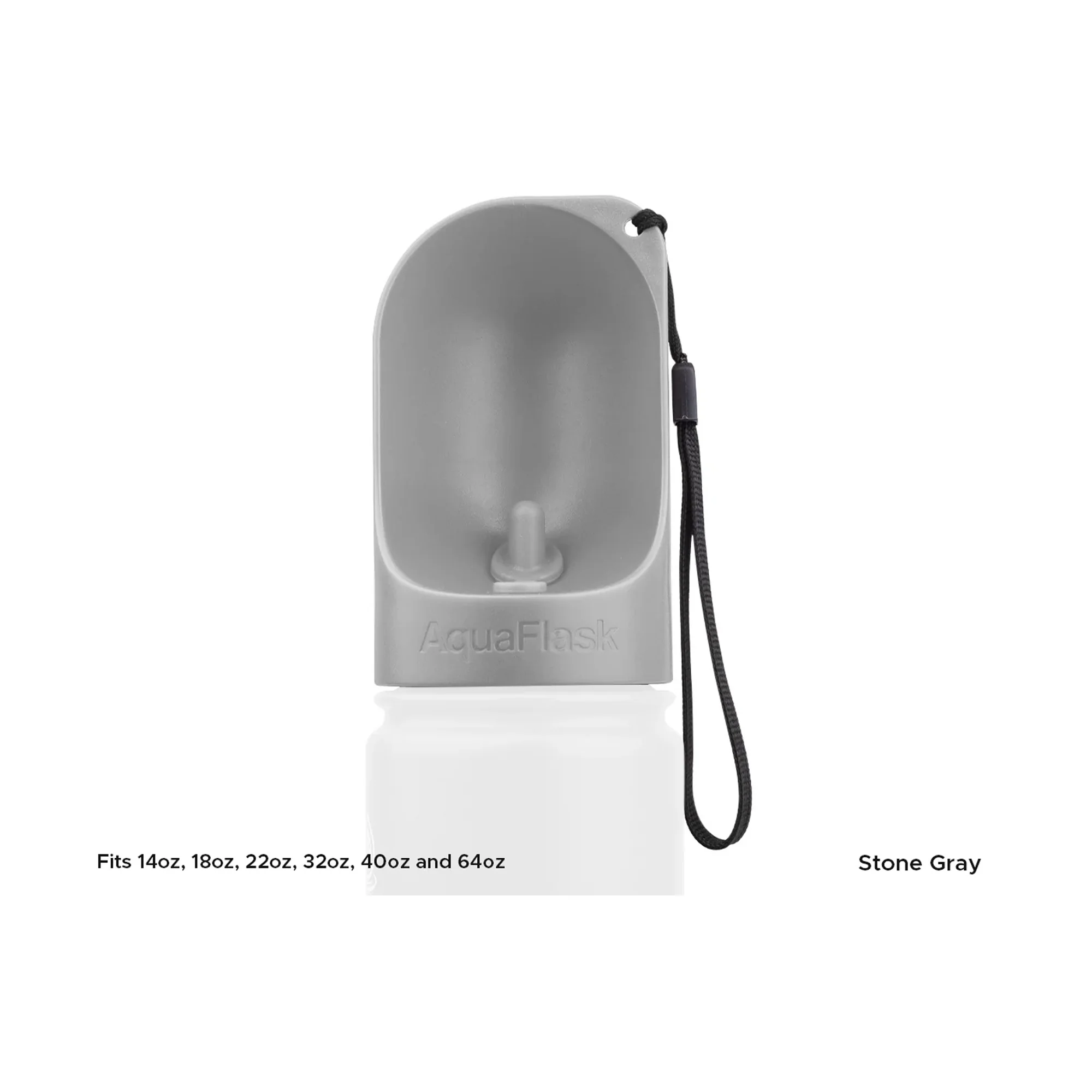 Aquaflask Pet Water Cup Stone Gray