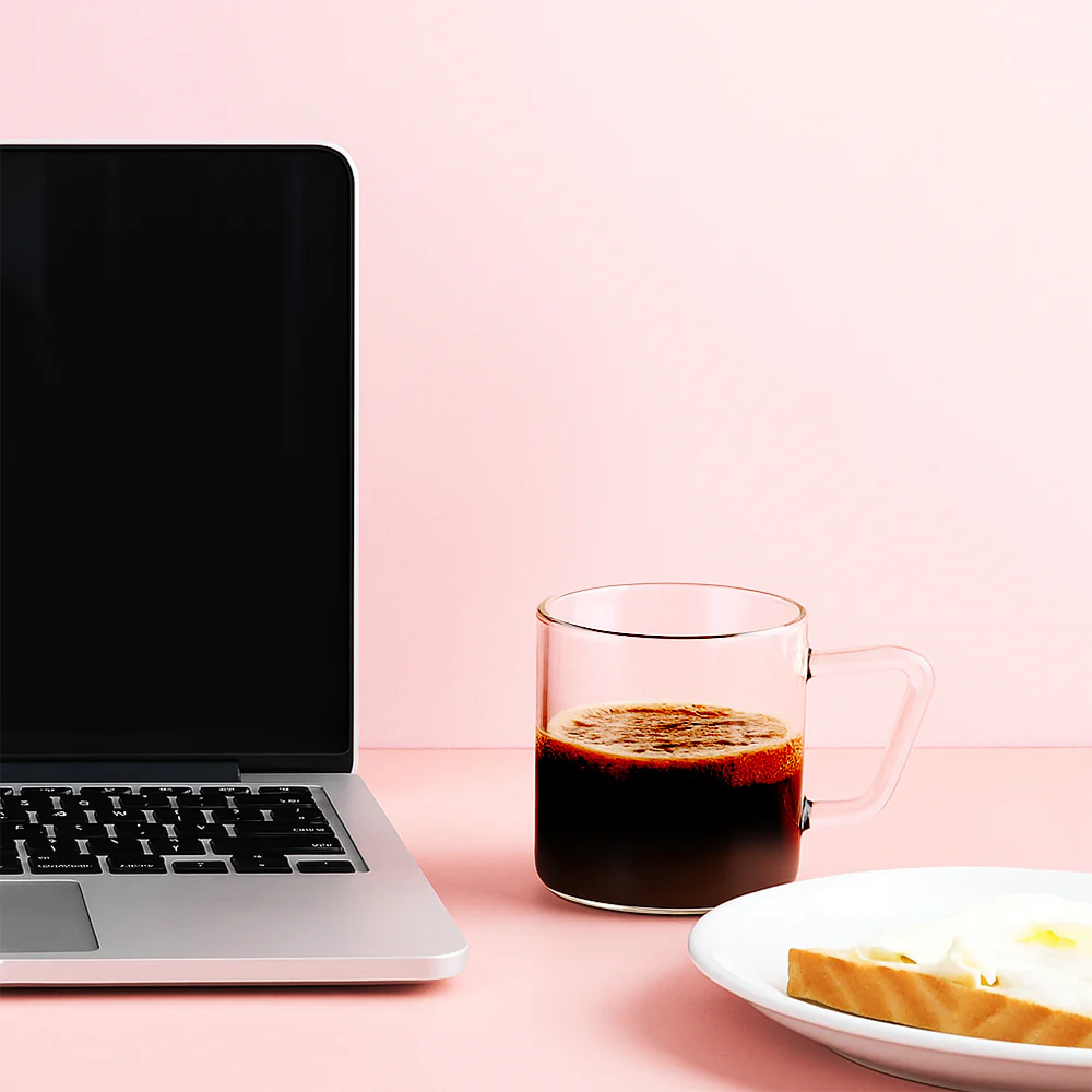 Borosil Vision Espresso Cup Set, 120ml x 6