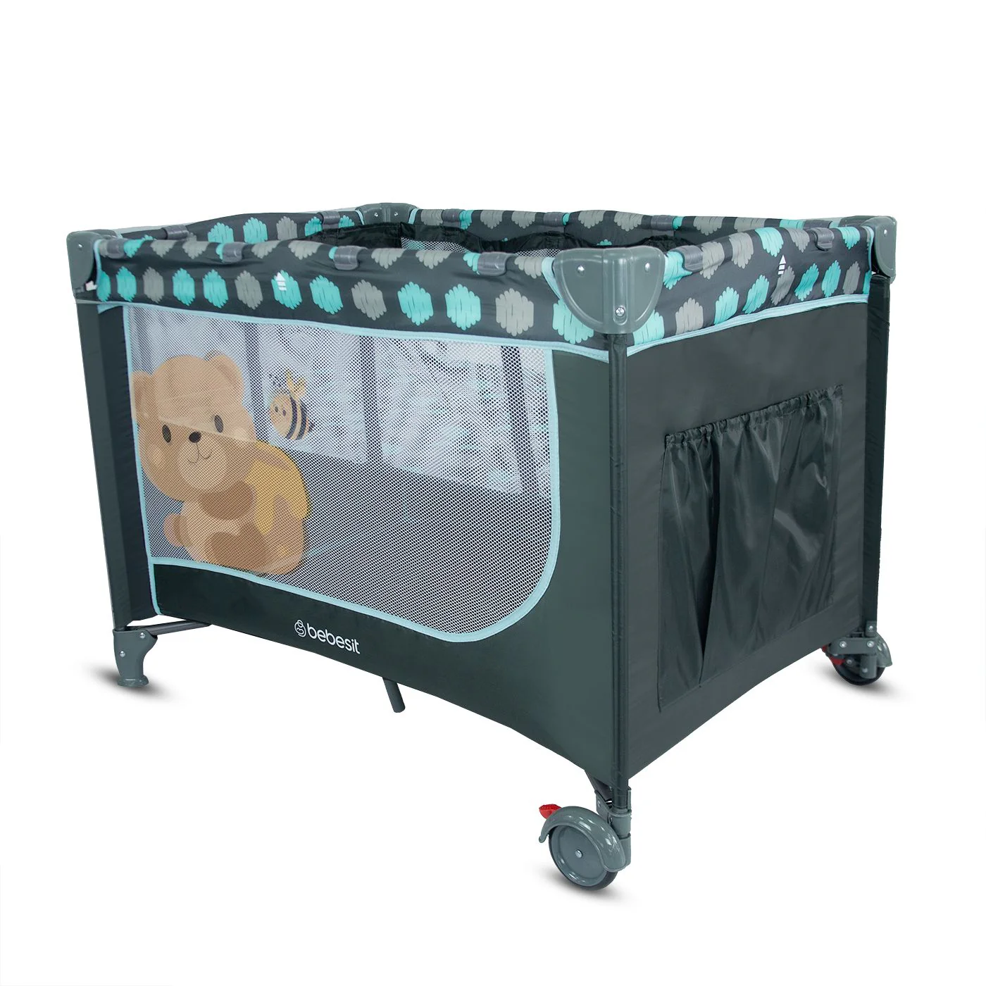 CUNA CORRAL RELAX H0712 AZUL BEBESIT-