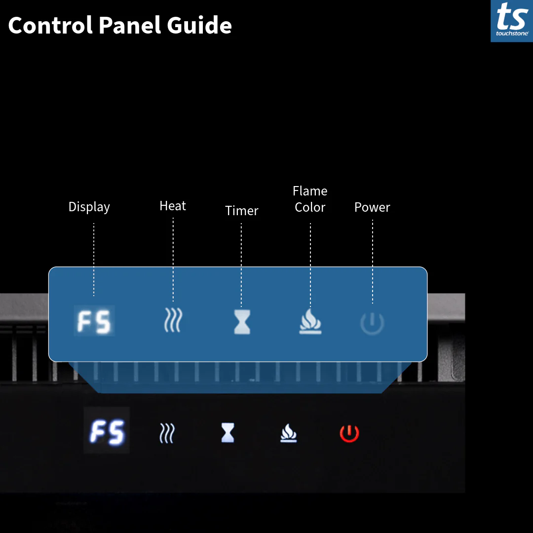 Fireplug™ Pro 33 inch Smart Electric Fireplace Insert with Fire Crackle Sound 80072