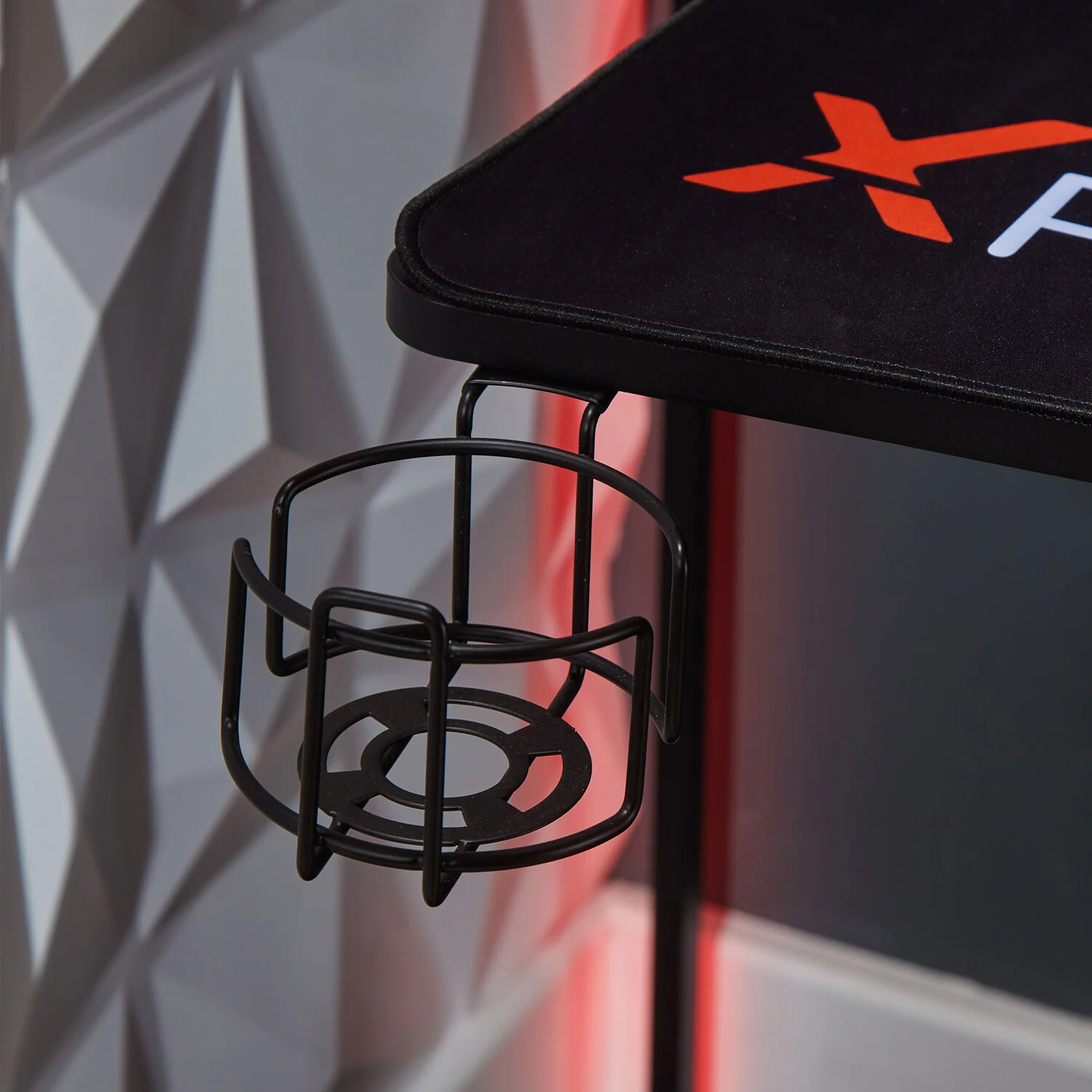 Cougar XL 160cm Height Adjustable Gaming Desk with Full Mousepad - Carbon Black