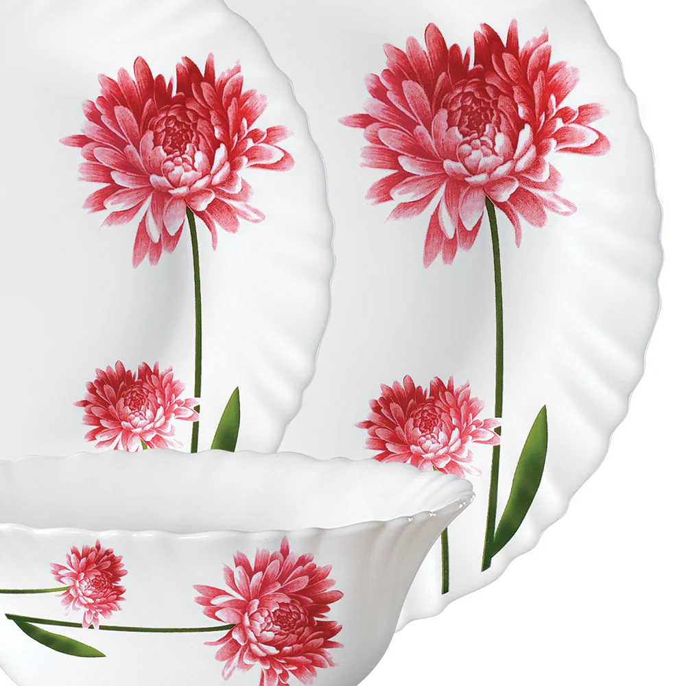 Larah by Borosil Belle Dinner Set, 21 pc