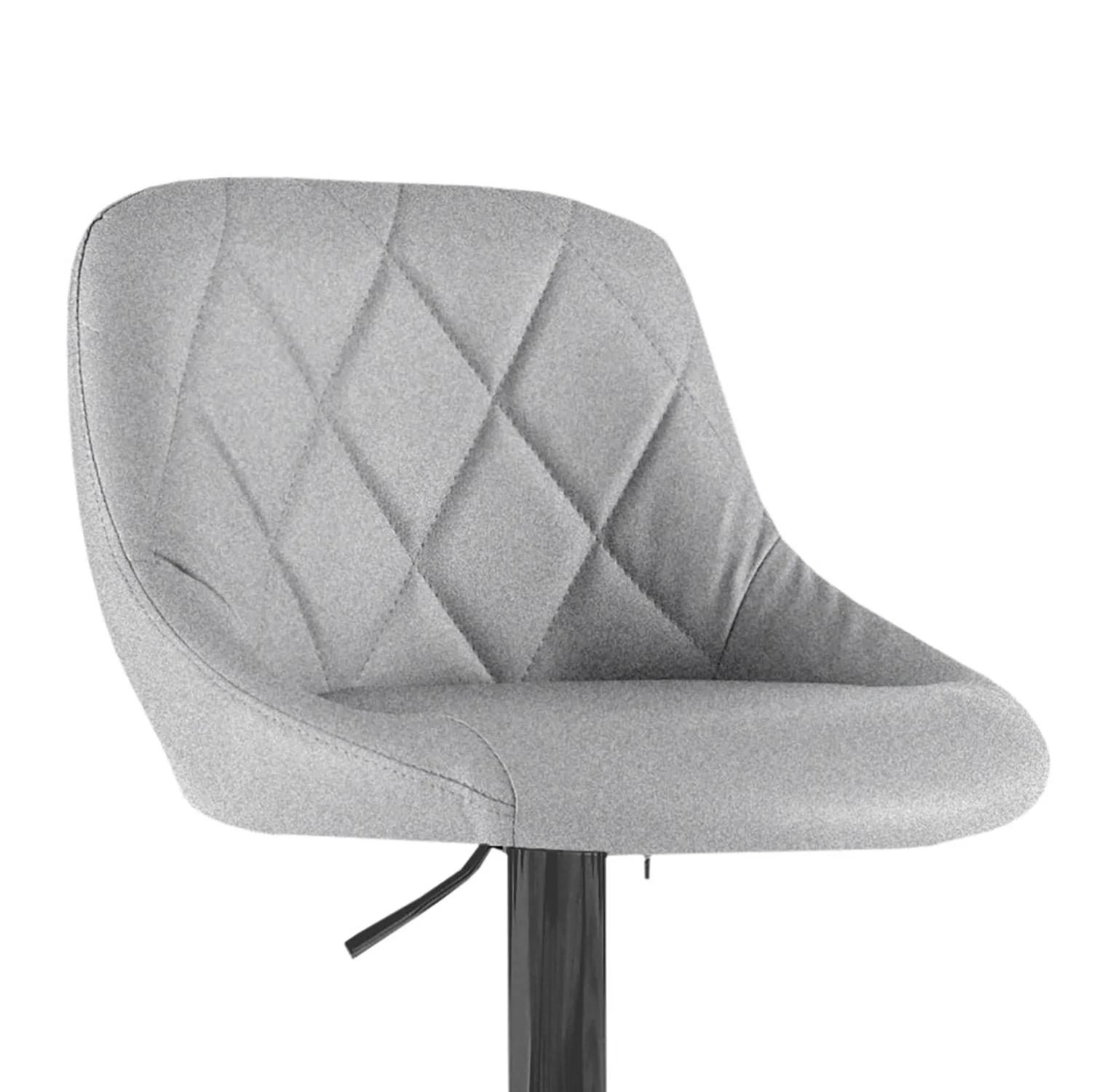 Madrid Grey Fabric Bar Stool