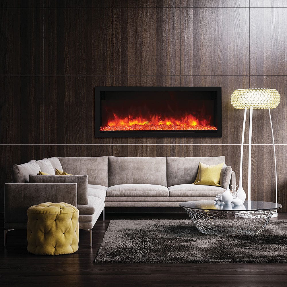 Remii 55-In Extra Tall Deep Built-In Electric Fireplace