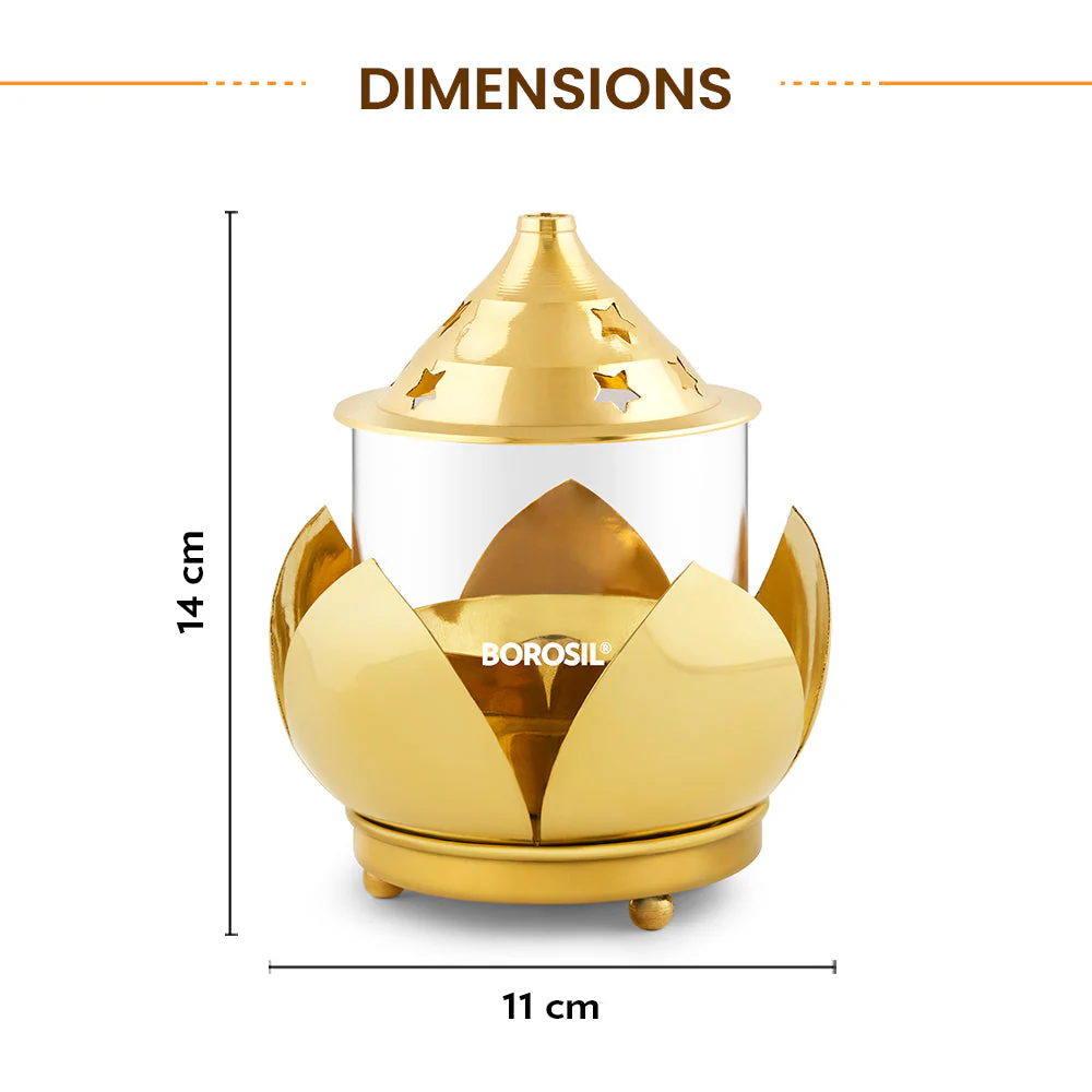 Borosil Shubh Akhand Diya, Medium