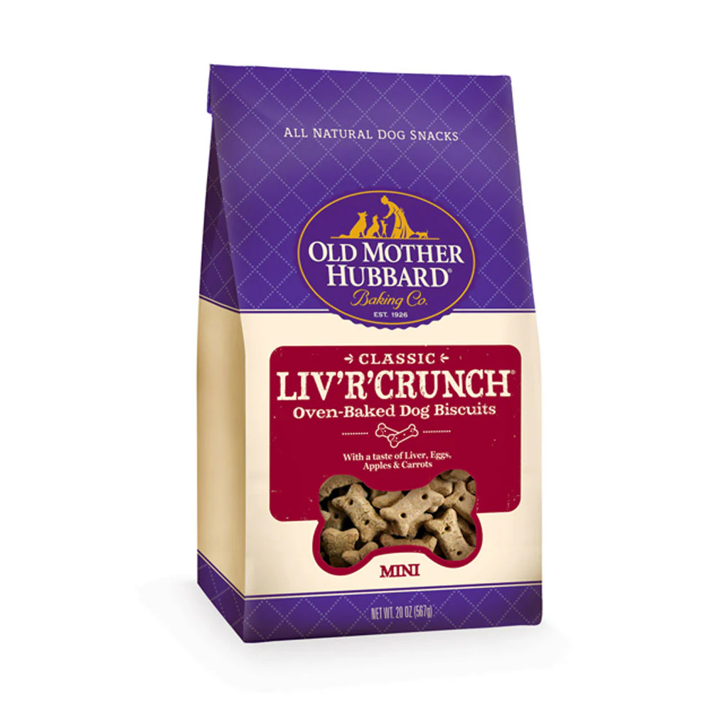 Old Mother Hubbard® Classic Liv'R'Crunch® Oven-Baked Mini Dog Biscuits 20 Lbs