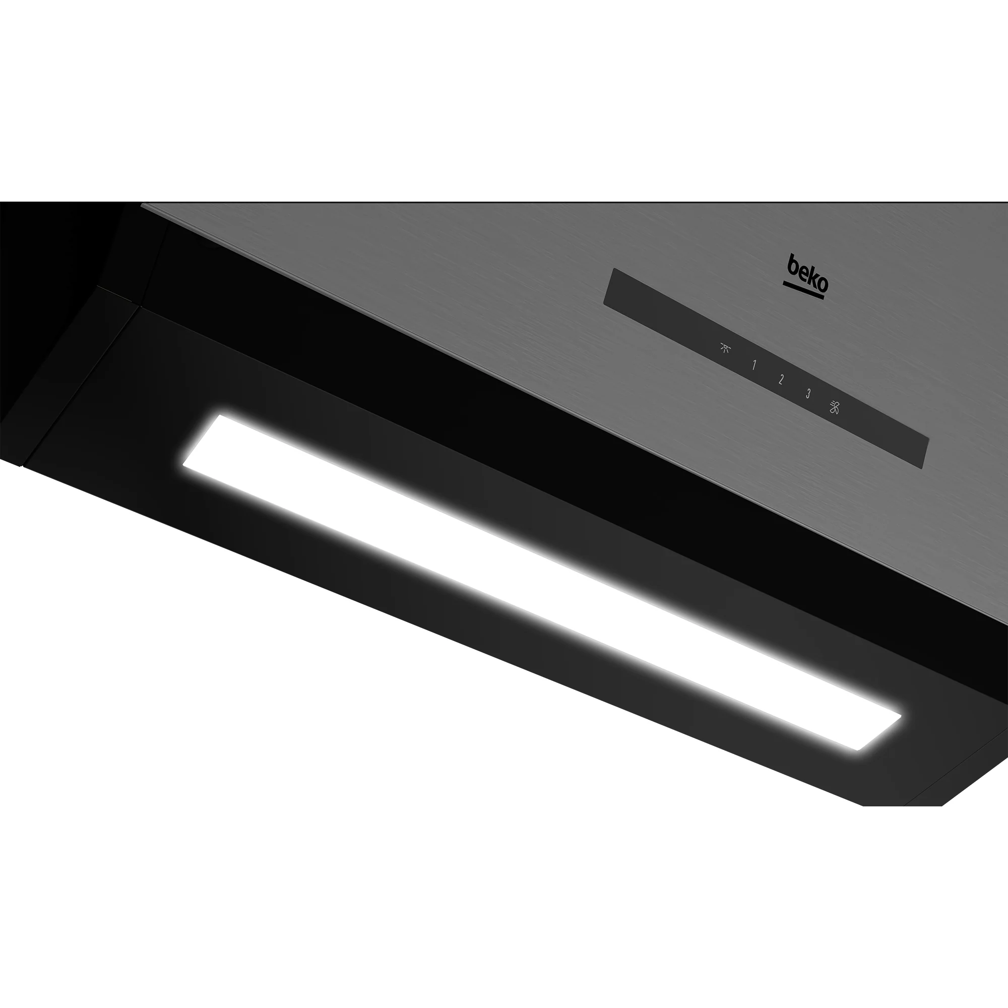 Beko 90cm Inclined Cookerhood Inox