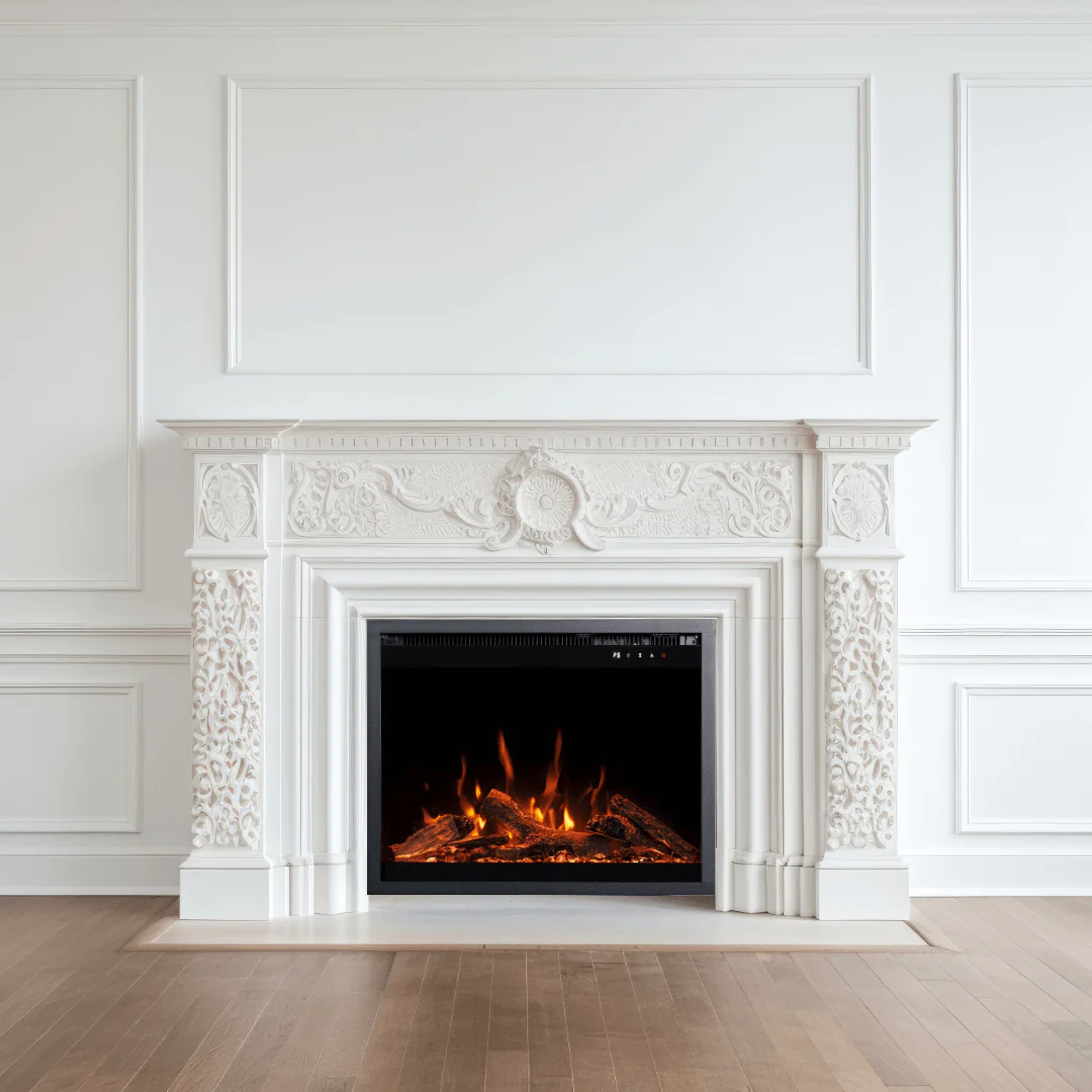 Fireplug™ Pro 33 inch Smart Electric Fireplace Insert with Fire Crackle Sound 80072