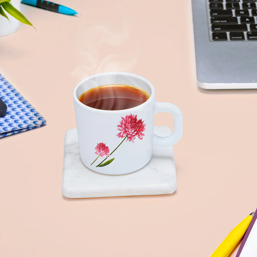 Larah by Borosil Belle Mug Set, 180ml x 6