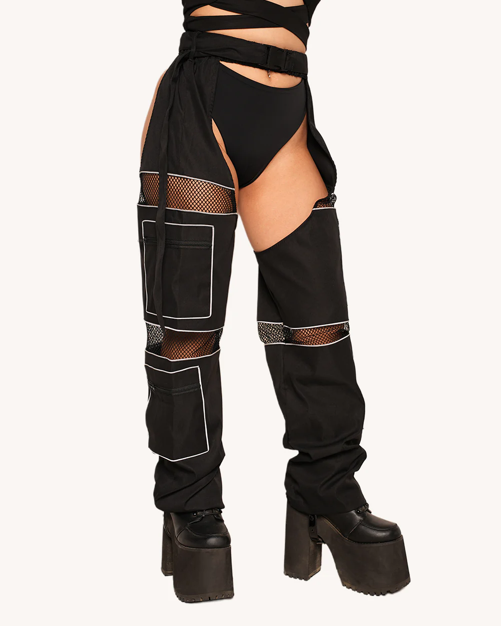 Flash Point Silver Reflective Chaps