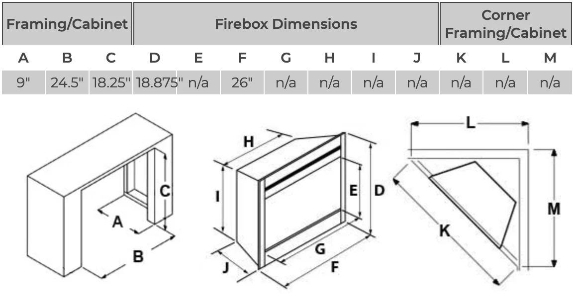 Dimplex 25-Inch Plug-in Contemporary Electric Fireplace