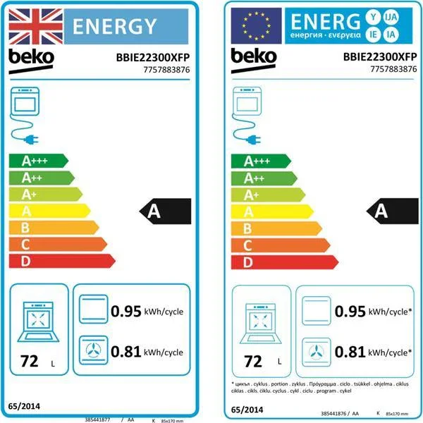 Beko Aeroperfect Single Oven |  BBIE22300XFP