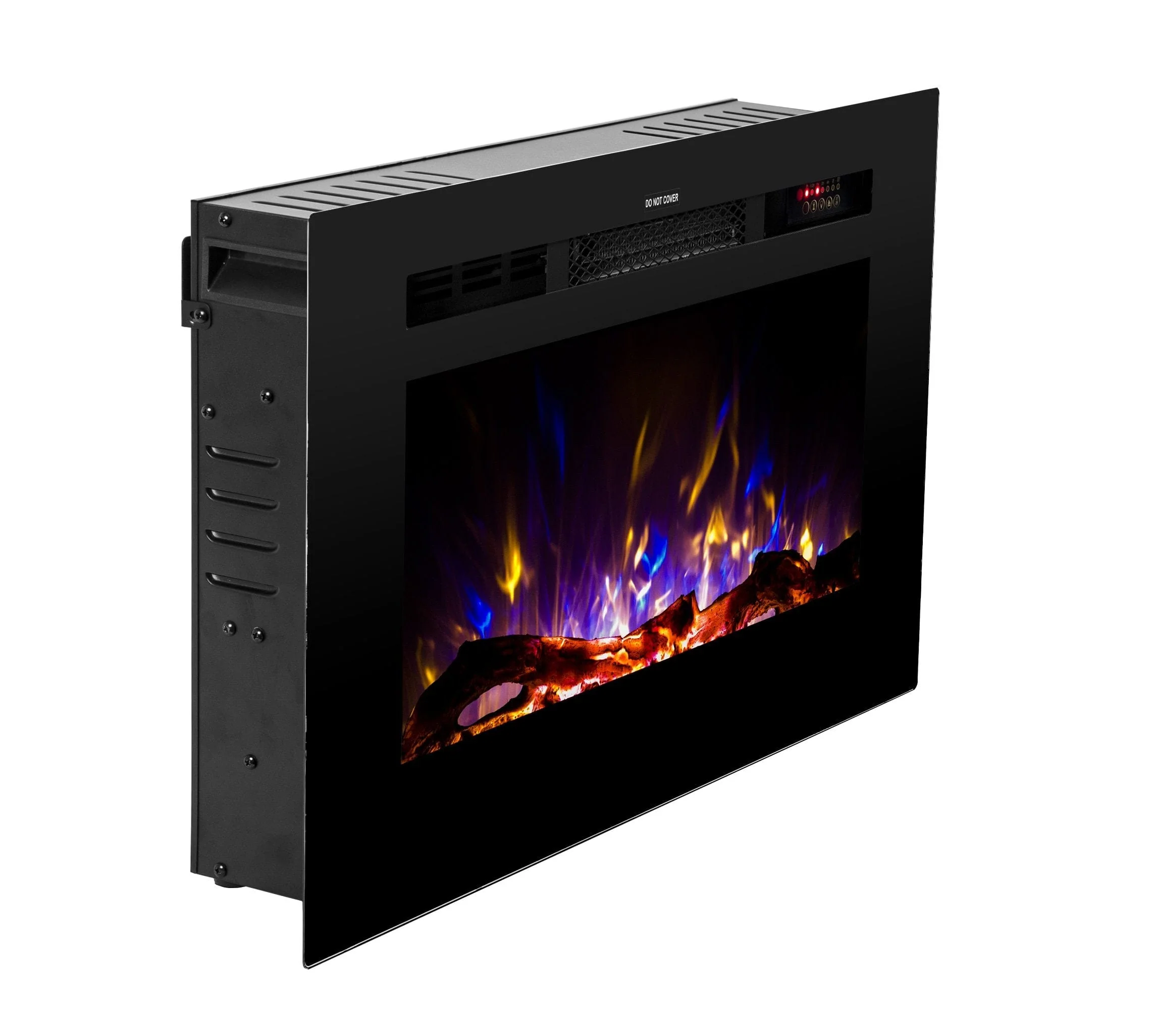 The Sideline 28 Inch Recessed Smart Electric Fireplace 80028