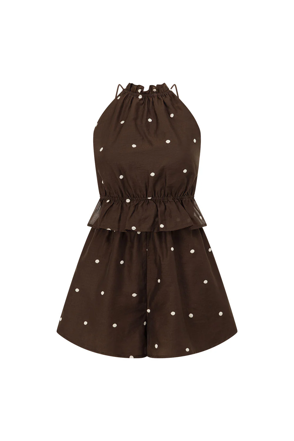 Adira Playsuit - Chocolate Speck