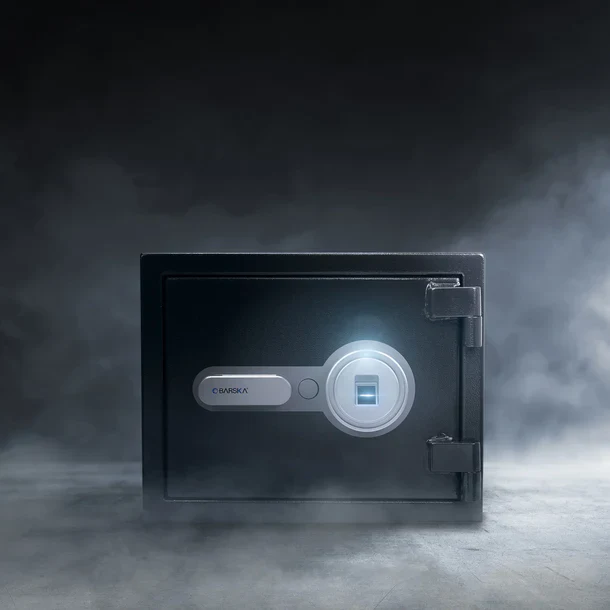 Barska AX13498 Biometric Fireproof Safe - Black