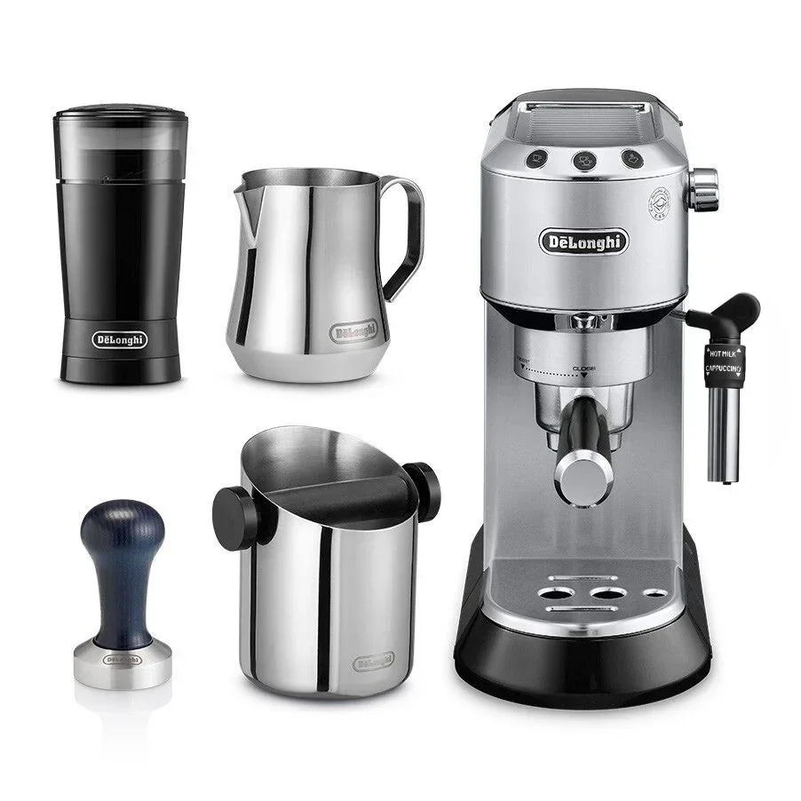 DeLonghi Dedica Pump Coffee Machine Bundle | ECKG6820.M