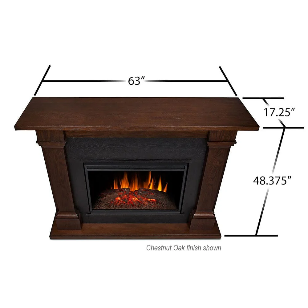 Callaway Grand Infrared Electric Fireplace Mantel Package in White - 8011E-W