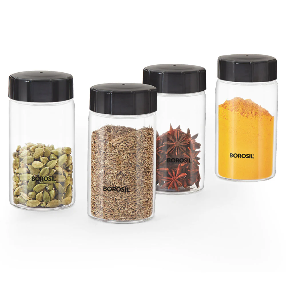 Neo Fridge Proof Glass Spice Jars Set (TR)