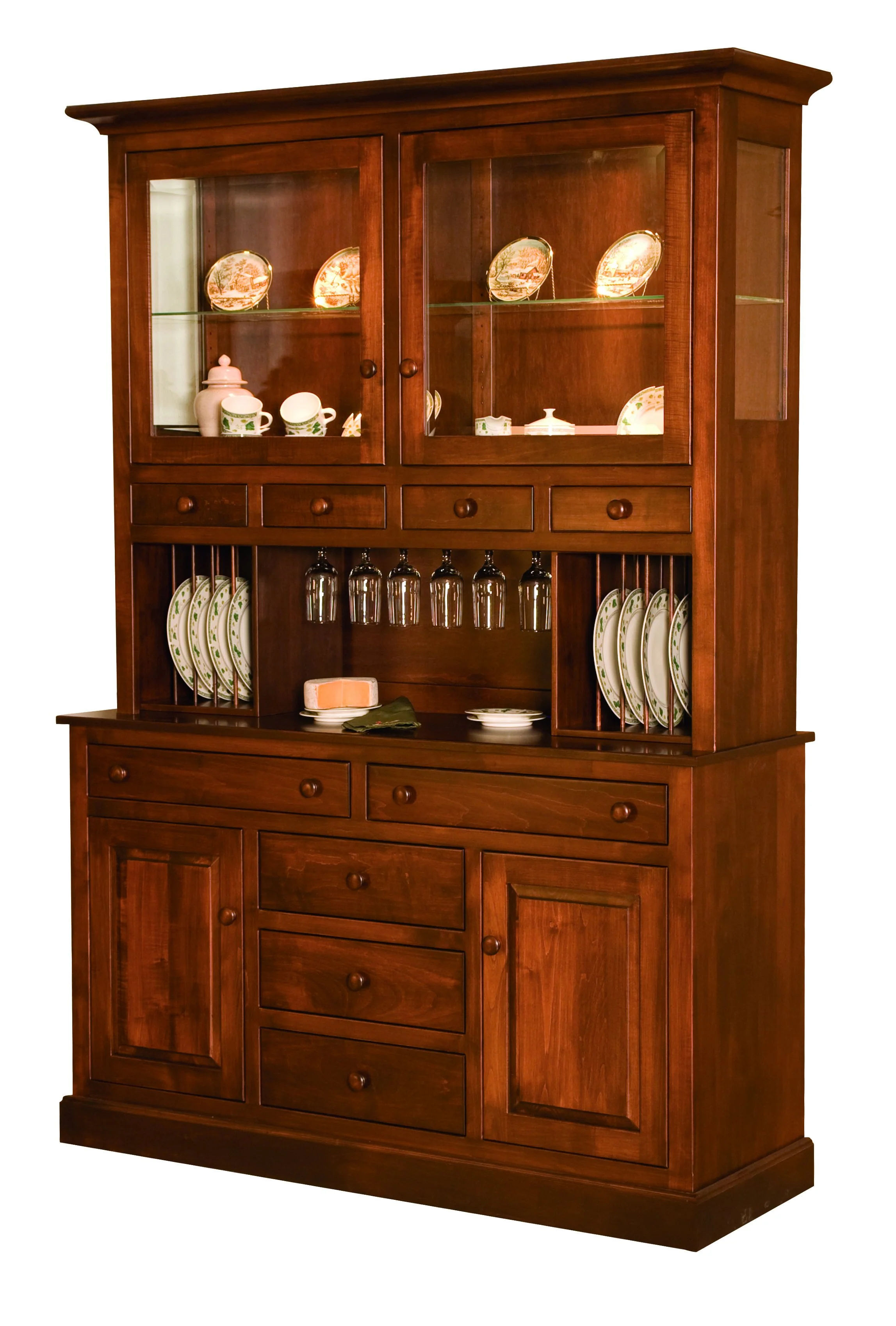 Amish Munford Two Door Hutch