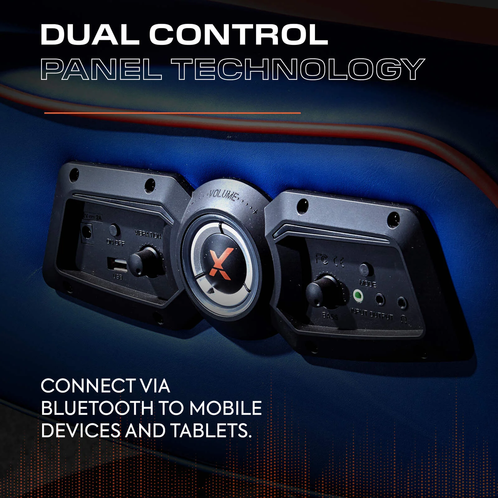 Officially Licensed Marvel™ Elite 2.1 Audio Console Gaming Chair - Captain America