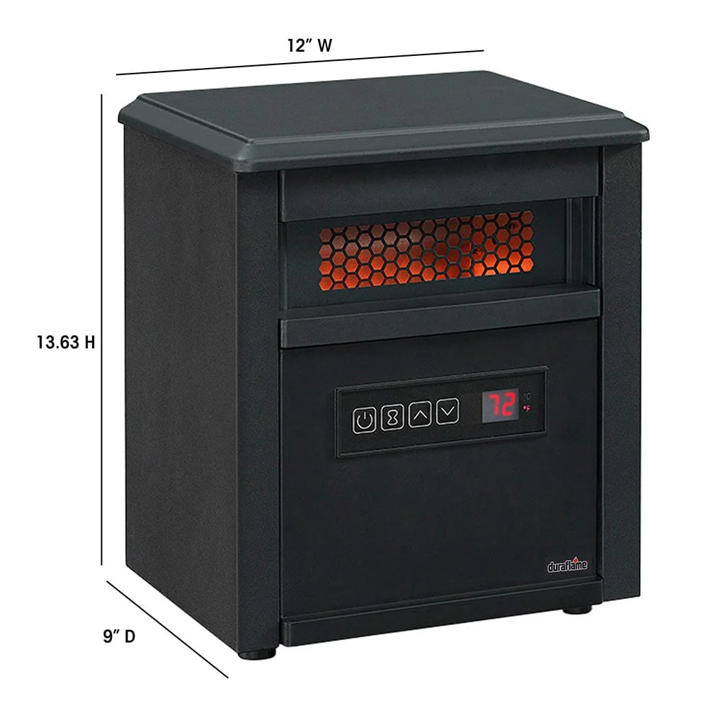 Duraflame Black Infrared Heater