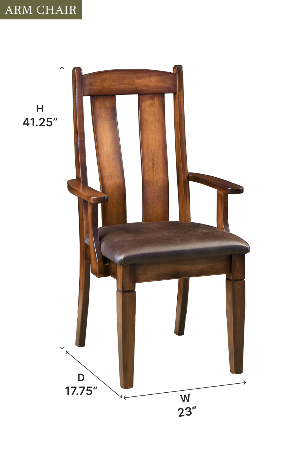 Amish Mansfield Dining Chair