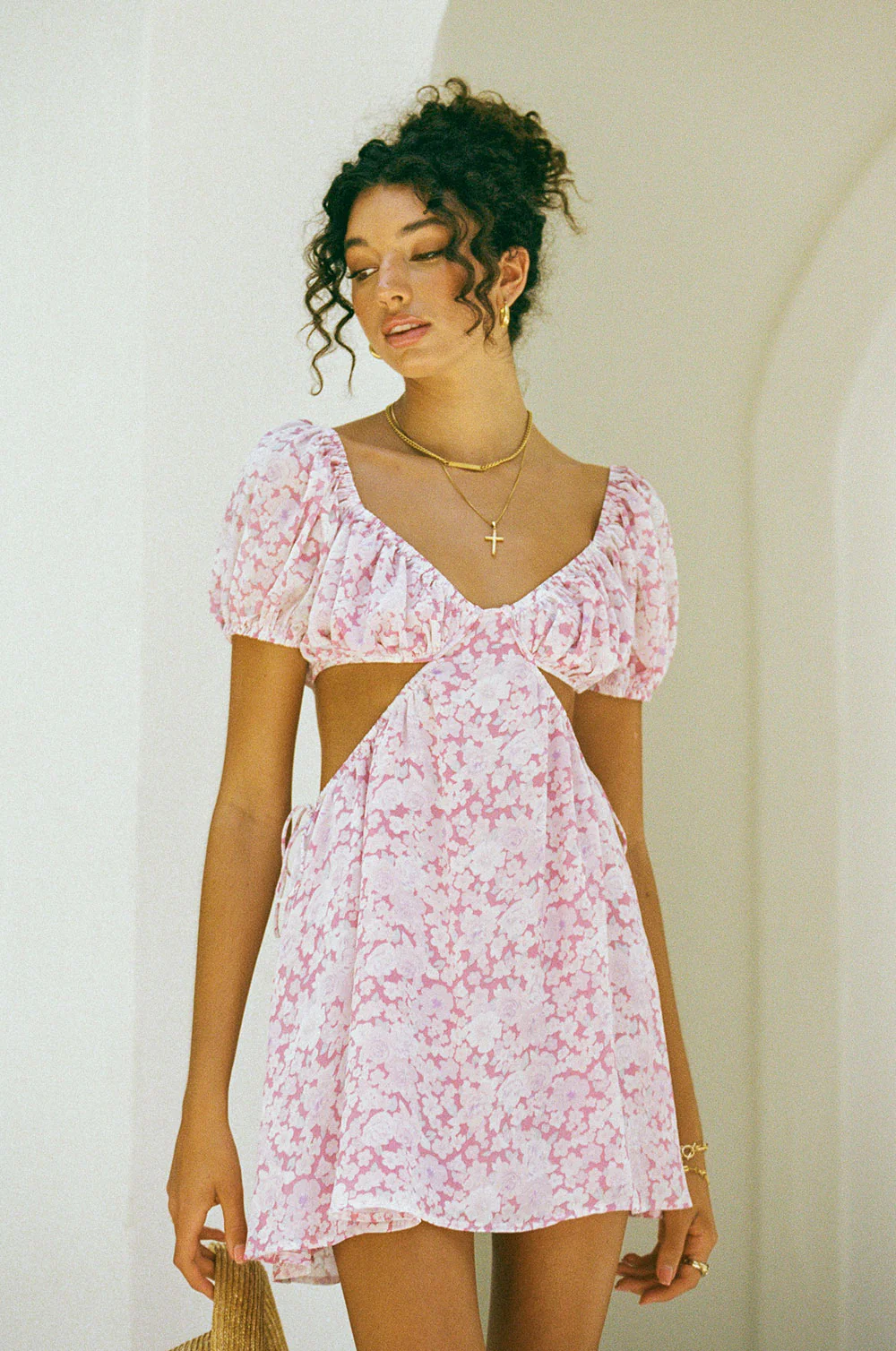 SAMPLE-Eilish Dress - Peony