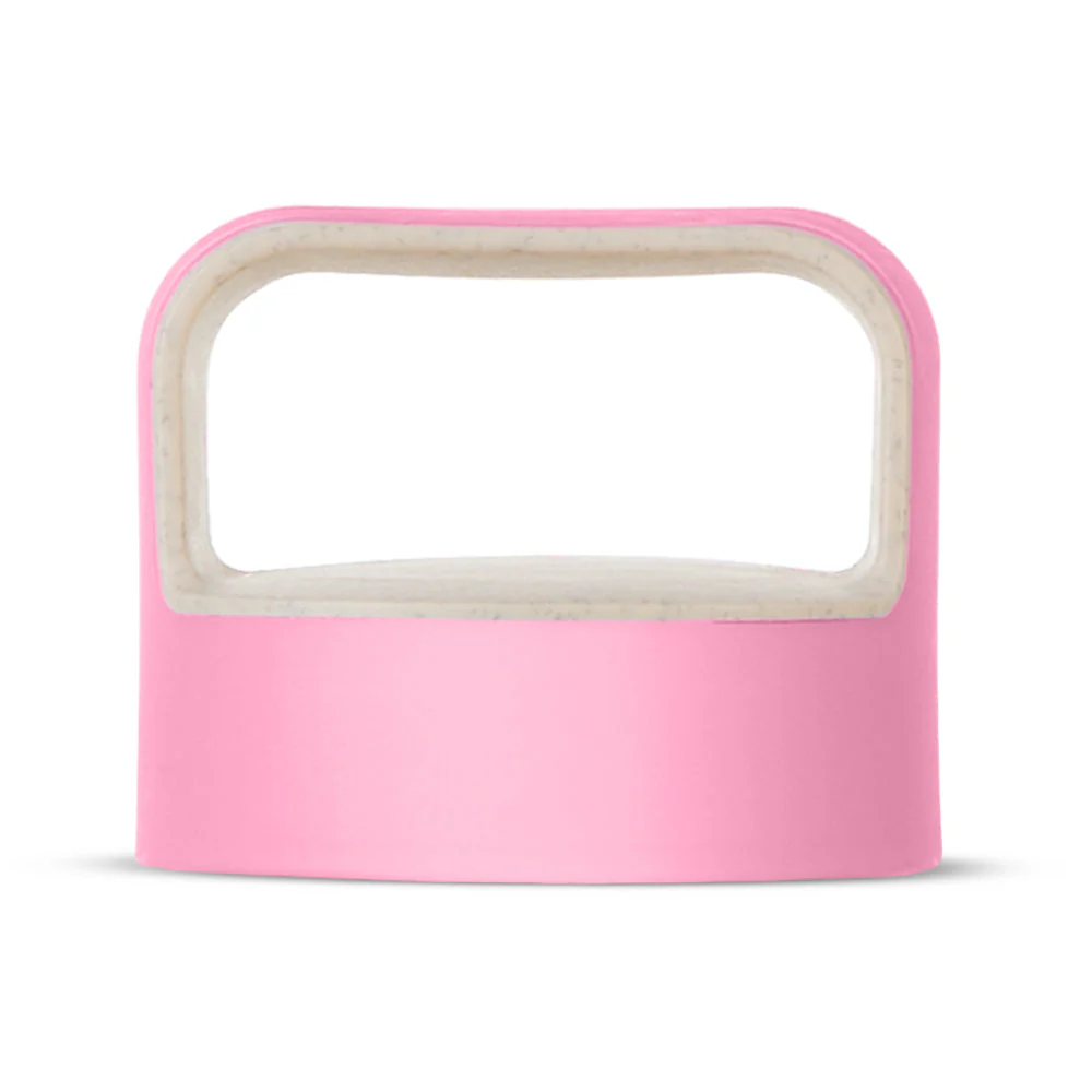 Borosil Husk Lid For Glass Bottles Wide Mouth, Pink