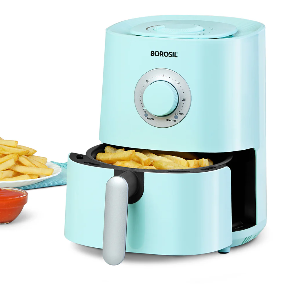 Borosil Best 1.2L Air Fryer-Blue