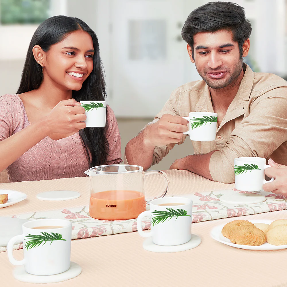 Crescent Mug Set, 180ml x 6