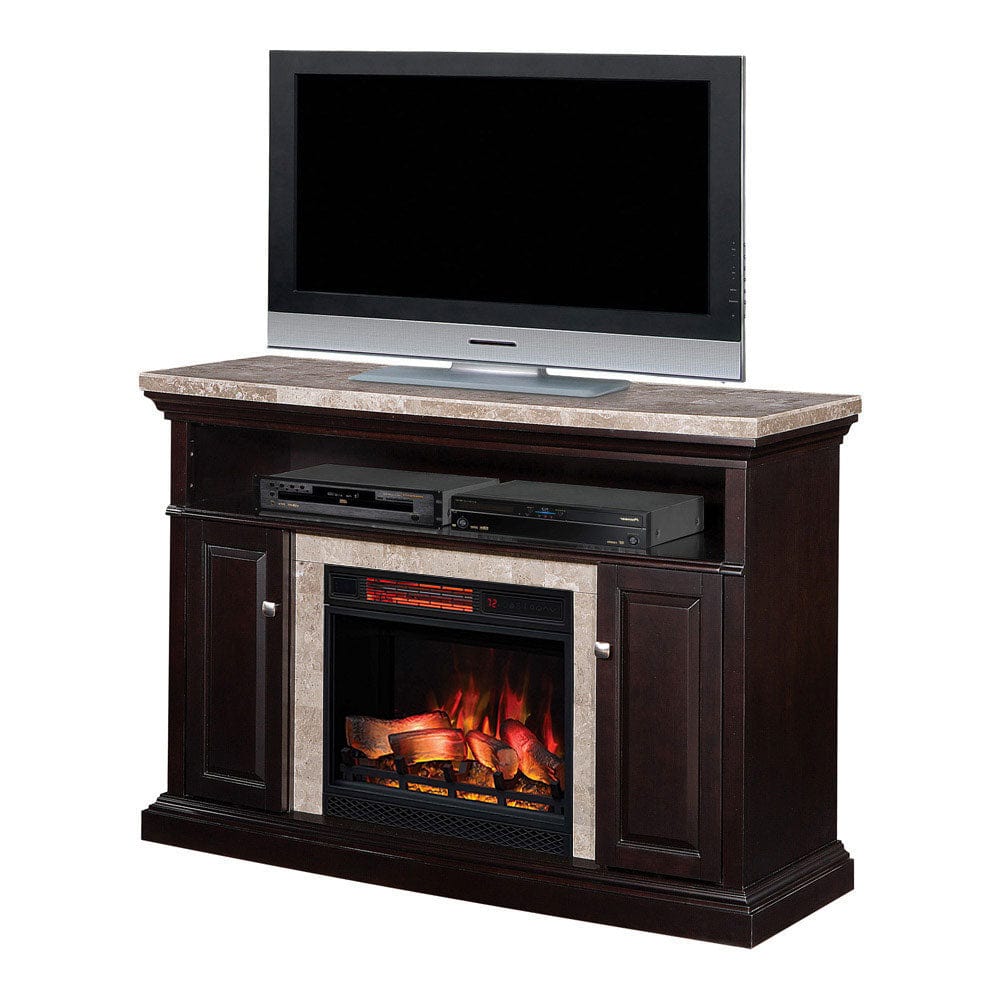 Brighton Electric Fireplace Media Console in Coffee Black - 23MM1424-X445